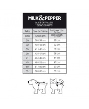 Milk & Pepper Polaire pour chien Antarctik grise