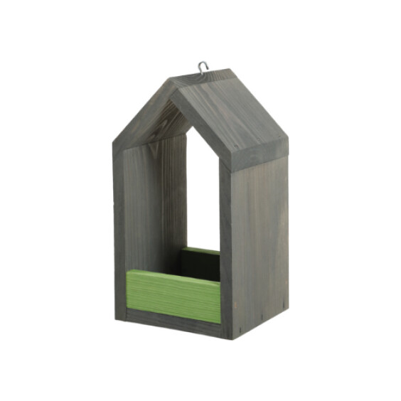 Mangeoire en bois Oslo vert 15mm Zolux