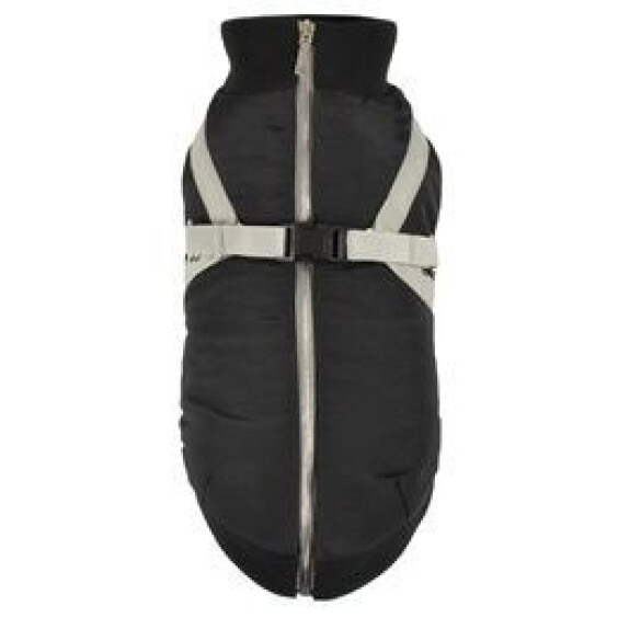 Manteau bomber avec harnais intégré noir