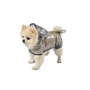 Imperméable ciré noir pour petit chien