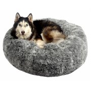 Coussin apaisant chien chat Donut Poilu - NOIR