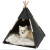 Tipi pour chien coussin peluche déhoussable Soft