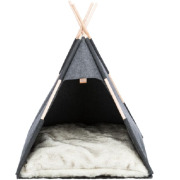 Tipi pour chien coussin peluche déhoussable Soft