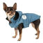 Manteau chien Raye bleu T-25 CM