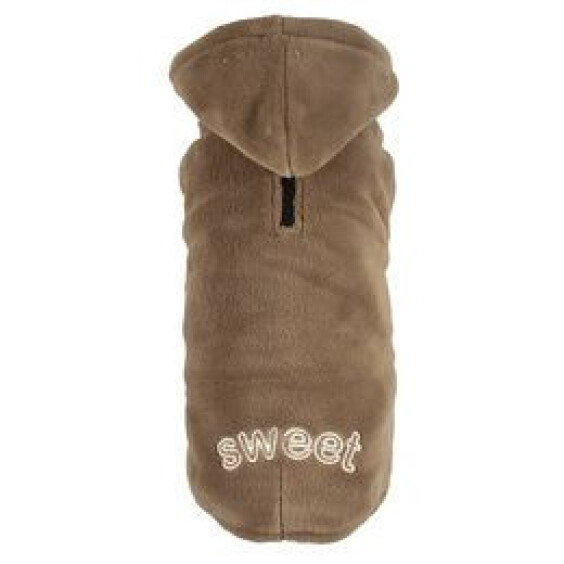 Pull polaire pour chien Sweet taupe