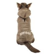 Pull polaire pour chien Sweet taupe