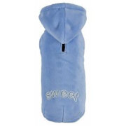 Pull polaire chien Sweet bleu