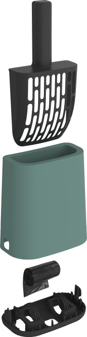 Pelle de litière avec support