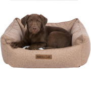 Panier chien beige déhoussable et lavable