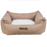 Panier chien beige déhoussable et lavable