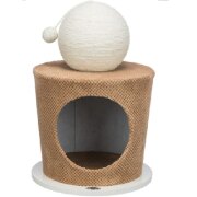 Maisonnette pour chat avec boule griffoir, Design, Original