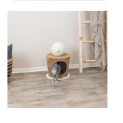 Maisonnette pour chat avec boule griffoir, Design, Original