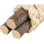 Jouet pour Lapin nain & Rongeurs, bois et paille