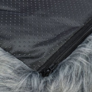 Coussin épais déhoussable et lavable pour chien en peluche