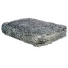 Coussin épais déhoussable et lavable pour chien en peluche