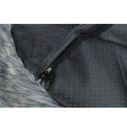 Coussin rond pour Chien & Chat Yelina, peluche poil long