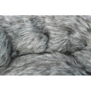 Coussin rond pour Chien & Chat Yelina, peluche poil long