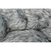 Coussin rond pour Chien & Chat Yelina, peluche poil long