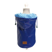 Manteau chien imperméable RAINDROP bleu 20 cm
