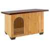 Niche pour chien d'extérieur en bois