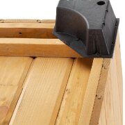 Niche pour chien, extérieur & bois