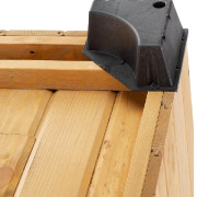 Niche pour chien d'extérieur en bois