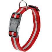 Collier fluo pour chien, fluorescent Reflex Rouge 