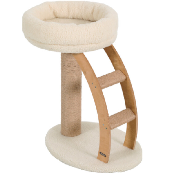 Arbre à chat en bois design 2/1 55 cm