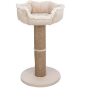 Arbre à chat original avec panier Boho