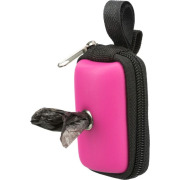 Distributeur de sac à crotte design en cuir