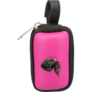 Distributeur de sac à crotte design en cuir