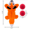 KONG Peluche Cozie Pocketz Fox