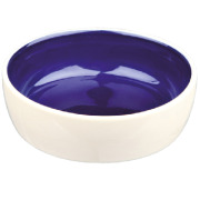 Gamelle en céramique intérieur bleu ⌀13 cm