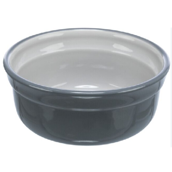 Gamelle céramique grise pour chien et chat