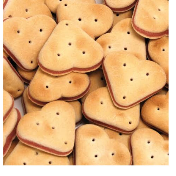 Biscuit pour chien Cœurs Fourrés Sachet 2 kg Bubimex