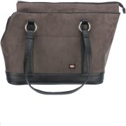 Sac transport amovible pour chien fausse fourrure 