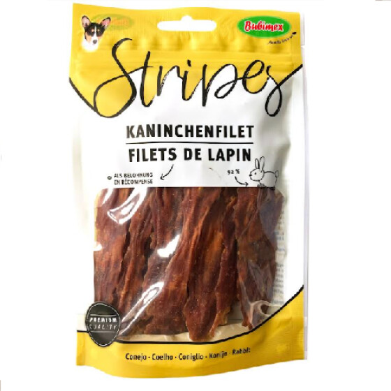 Filet de lapin pour chien premium qualité 100 g Bubimex
