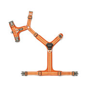 Harnais en Y Walk Air confort anti traction ORANGE