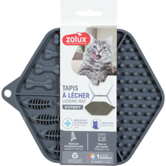 Tapis de léchage anti-glouton