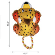 KONG Peluche Cozie Tuggz Cheetah 27 cm