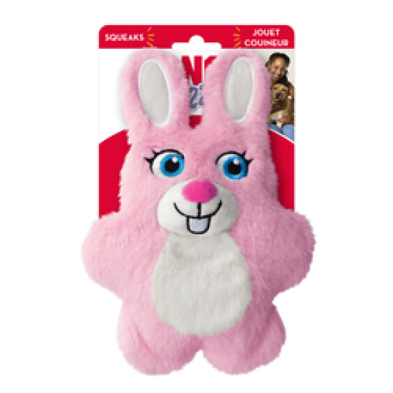 KONG Peluche Snuzzles Kiddos Bunny rose 19 cm