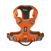 Harnais Comfort Walk Pro anti-traction avec poignée pour chien orange DOG Copenhagen