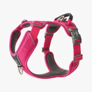 Harnais Comfort Walk anti-traction poignée rose DOG Copenhagen