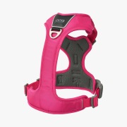 Harnais Comfort Walk anti-traction poignée rose DOG Copenhagen