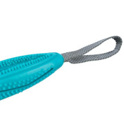 Jouet à friandises dental avec poignée pour chien 31 cm