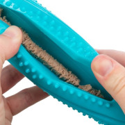 Jouet à friandises dental avec poignée pour chien 31 cm