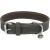 Collier Rustic en cuir gras GRIS pour Chien