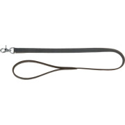 Collier Rustic en cuir gras gris pour chien