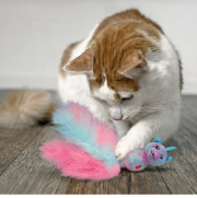 KONG Jouet pour chat Wubba caticorn