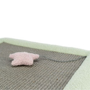 Tapis griffoir pour chaton avec jouet